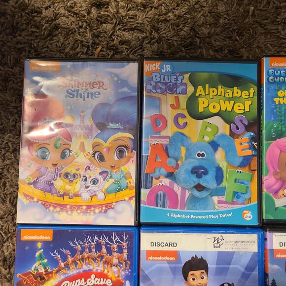 DVD Lot 8 Nickelodeon Nick Jr  Dora  Paw Patrol Diego Bubble guppies working - Picture 2 of 6